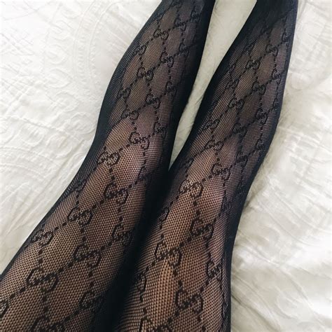 gucci tights black saks|gucci tights aesthetic.